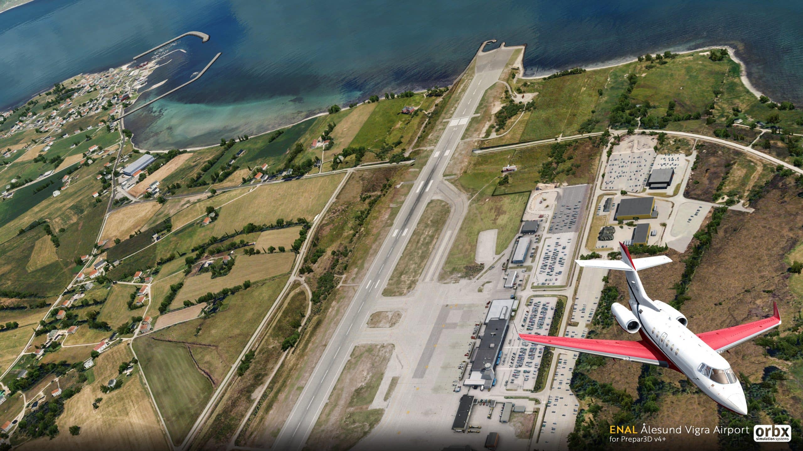 Orbx veröffentlicht Alesund Vigra Airport [ENAL] simFlight.DE