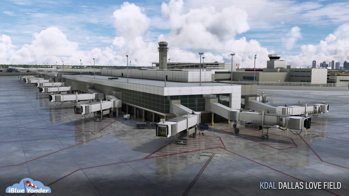 iniBuilds iBlueYonder Dallas Love Field KDAL MSFS simFlight.DE
