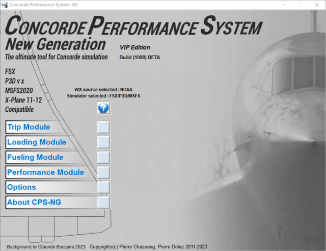 Concorde Performance System – New Generation in der Endphase für MSFS XP P3D FSX