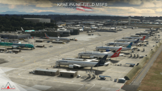 Entdecke KPAE Paine Field MSFS von Drzewiecki Design, der Flughafen der Boeing Werke
