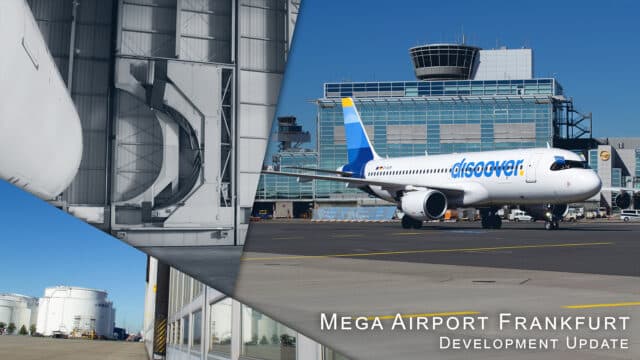Neues Development Update: Mega Airport Frankfurt Szenerie MSFS