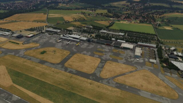 DE Ziel in XP11/12: Aerosoft’s Heimflughafen, Paderbon/Lippstadt EDLP