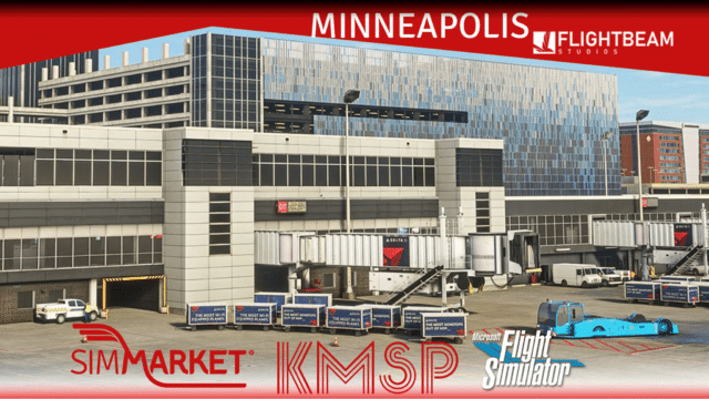 Flightbeam Studios KMSP – Minneapolis International Airport für MSFS