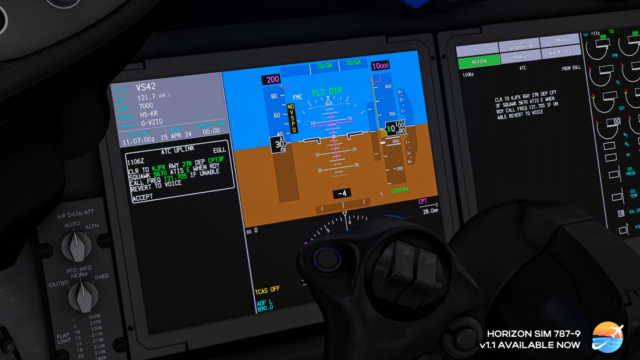 Horizon Simulations bringt CPDLC ins Microsoft Flight Simulator