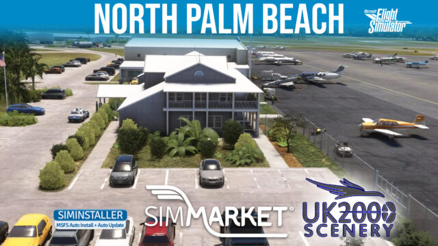 UK2000’s North Palm Beach Airport-Szenerie 