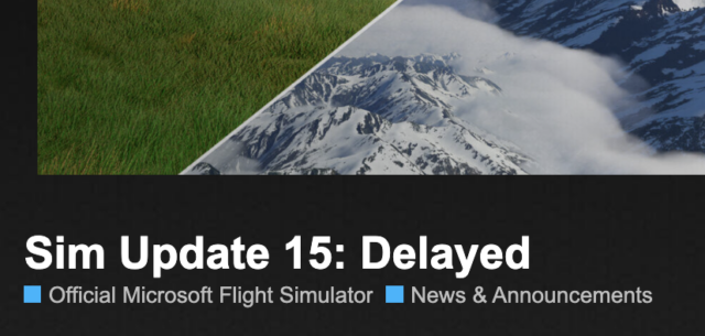 Sim Update 15 für Microsoft Flight Simulator verzögert sich wegen Xbox-Problemen