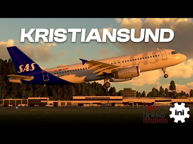 Kristiansund Kvernberget Flughafen (ENKB) für MSFS