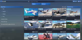 Kurzmeldung: MSFS2024 Marketplace ist da