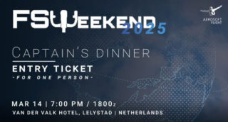 Tickets für das FSWeekend Captain's Dinner und das FSElite Theater