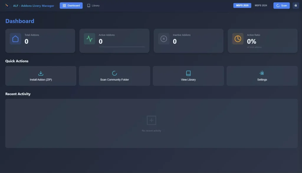ALF Addons Livery Manager für MSFS20/24 im Detail – Was kann das Tool wirklich?