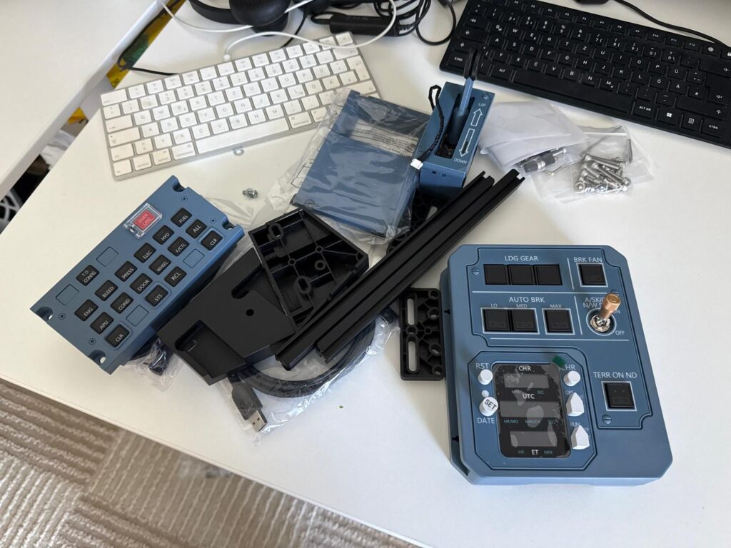 Test: Winwing 32 ECAM Panel und AGP 32 AGP Metal