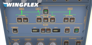 Airbus Overhead Panel von Wingflex