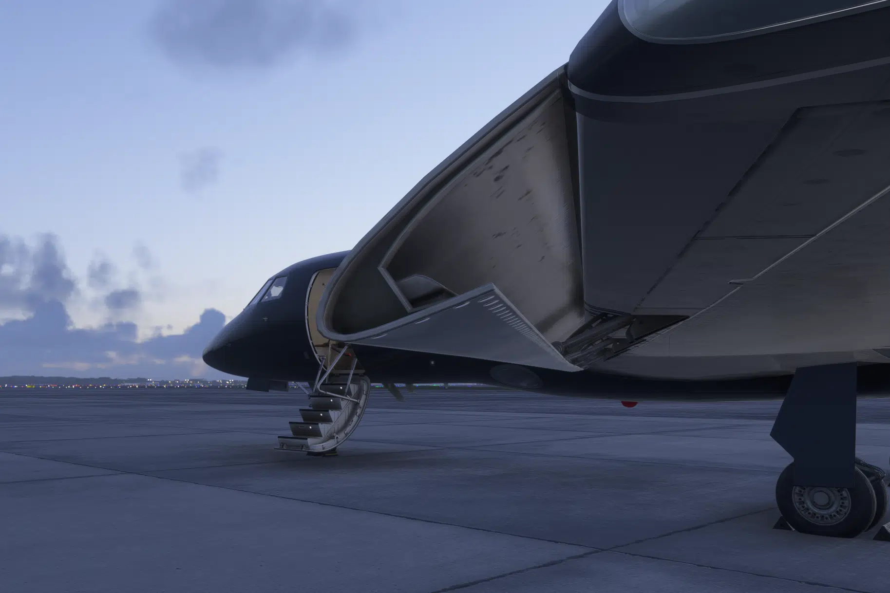 Falcon FA50: Die Klappen klappen...