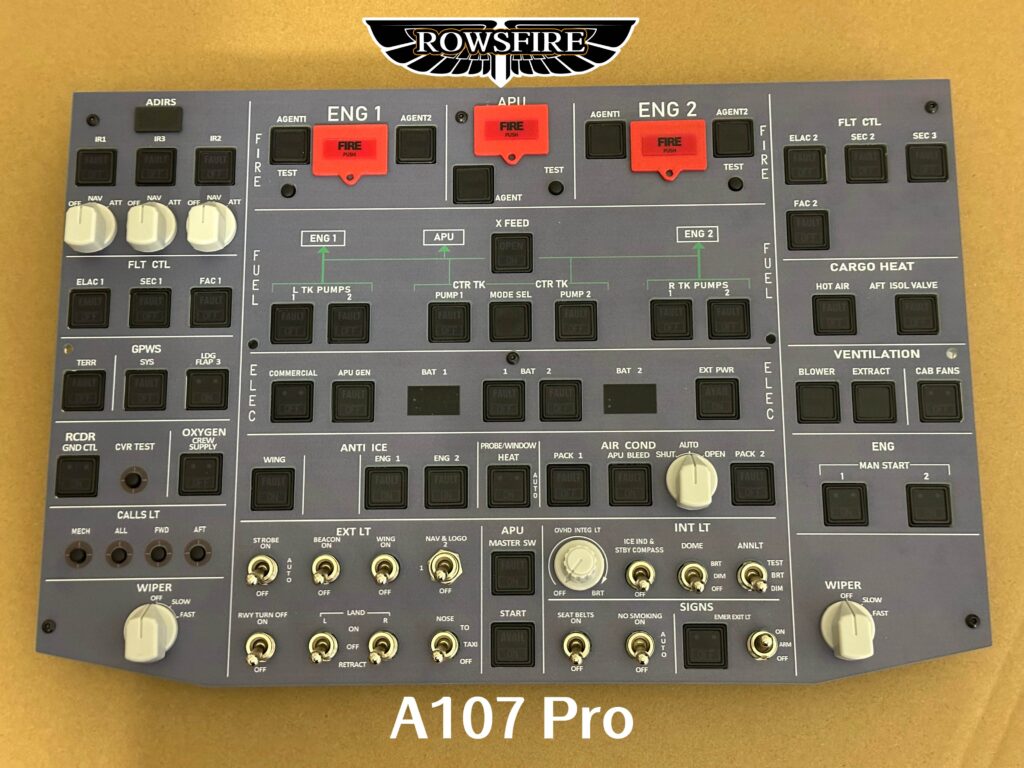 Doppelpack von Rowsfire: Neues A108 Display-Panel und A320 Overhead angekündigt