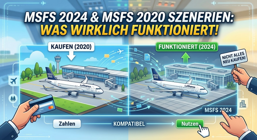 MSFS 2024 Kompatibilität: Warum ihr eure MSFS 2020 Szenerien nicht sofort wegwerfen müsst