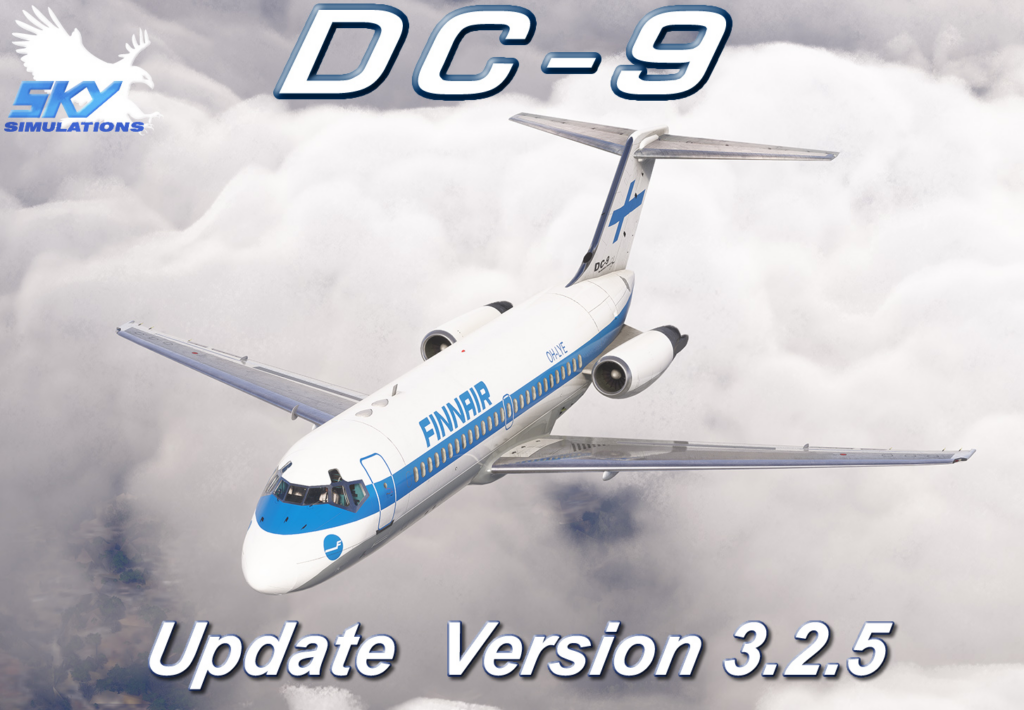 Sky Simulations veröffentlicht Update v3.2.5 für die Douglas DC-9 im MSFS 2024